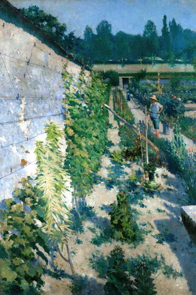 Garden in Grez av Karl Nordström