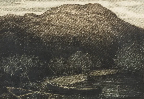 Lake Shore in Bohuslän av Karl Nordström