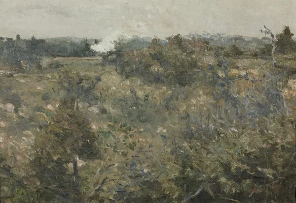 Landscape från Grez-sur-Loing av Karl Nordström