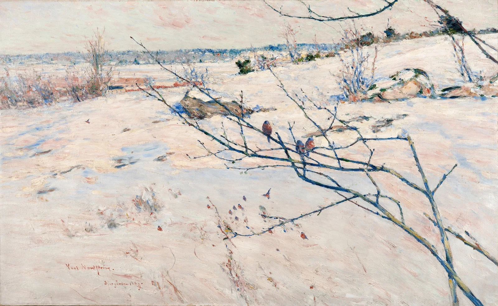 Winter Landscape av Karl Nordström