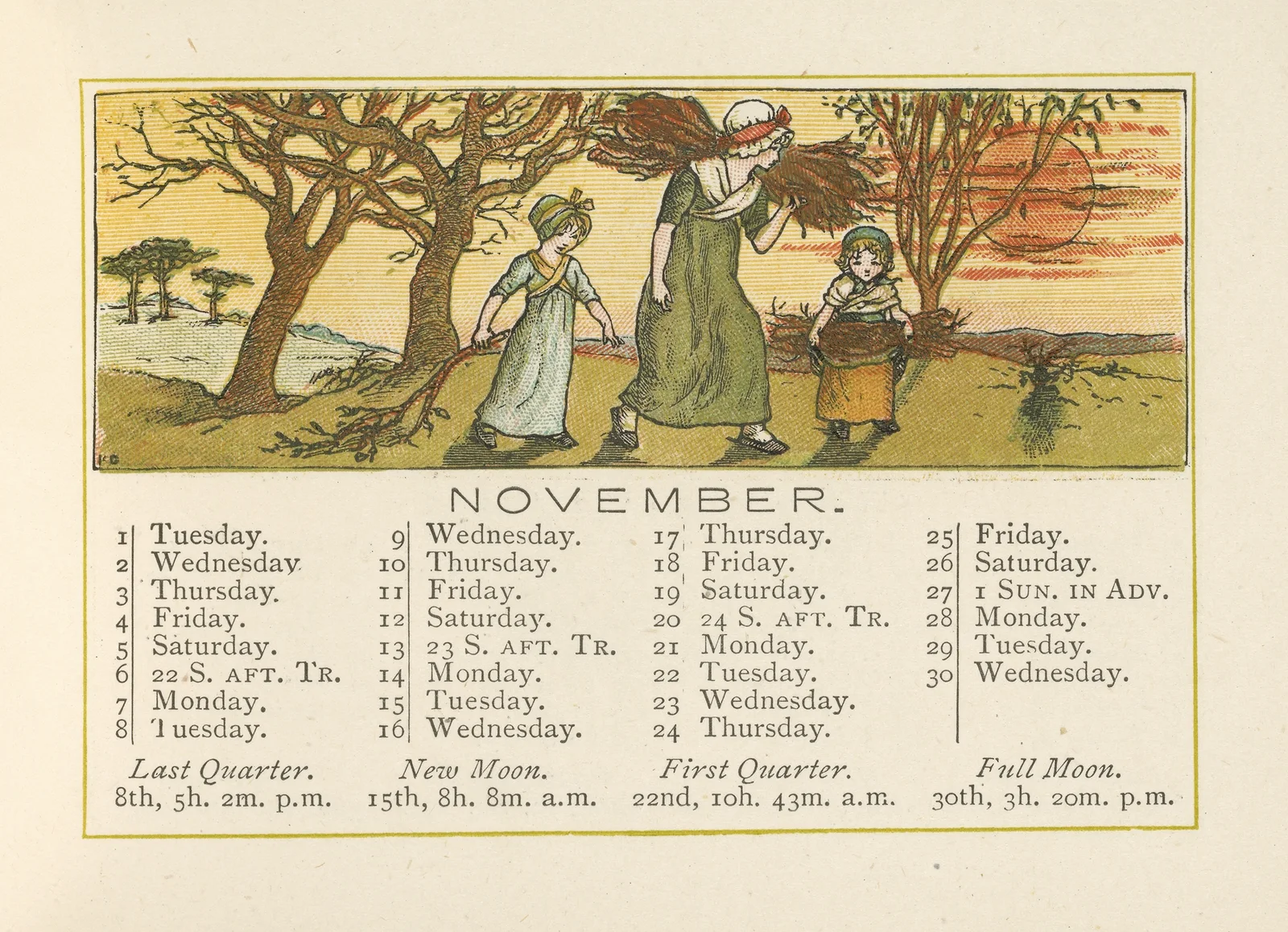 November av Kate Greenaway