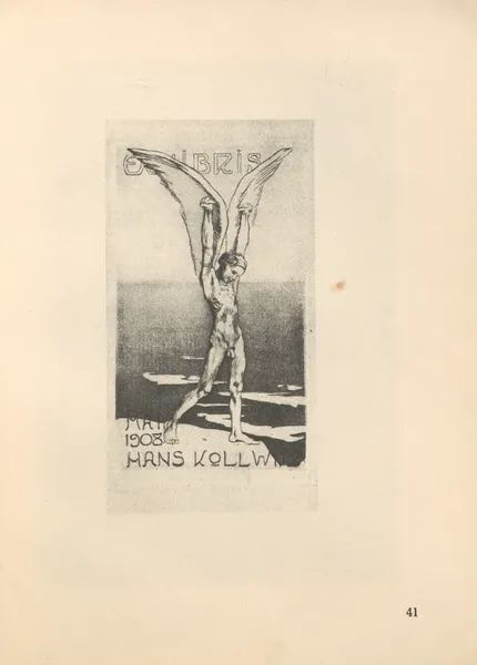 Exlibris des Sohnes Hans av Käthe Kollwitz