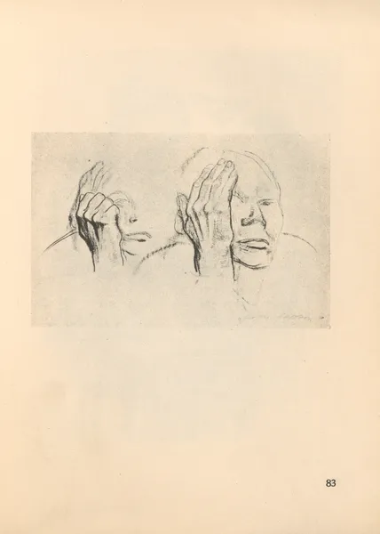 Frauen, 1925 – nr 5 av Käthe Kollwitz