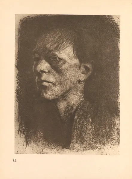 Frauen, 1925 – nr 7 av Käthe Kollwitz