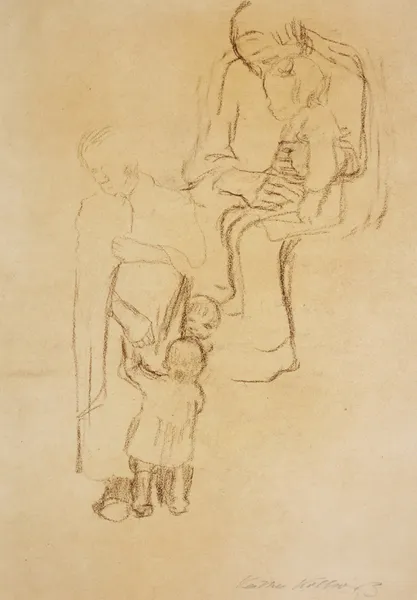 Frauen mit Kindern (Women with Children) av Käthe Kollwitz