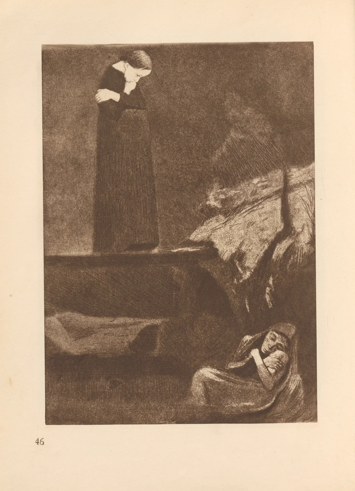 Gretchen av Käthe Kollwitz