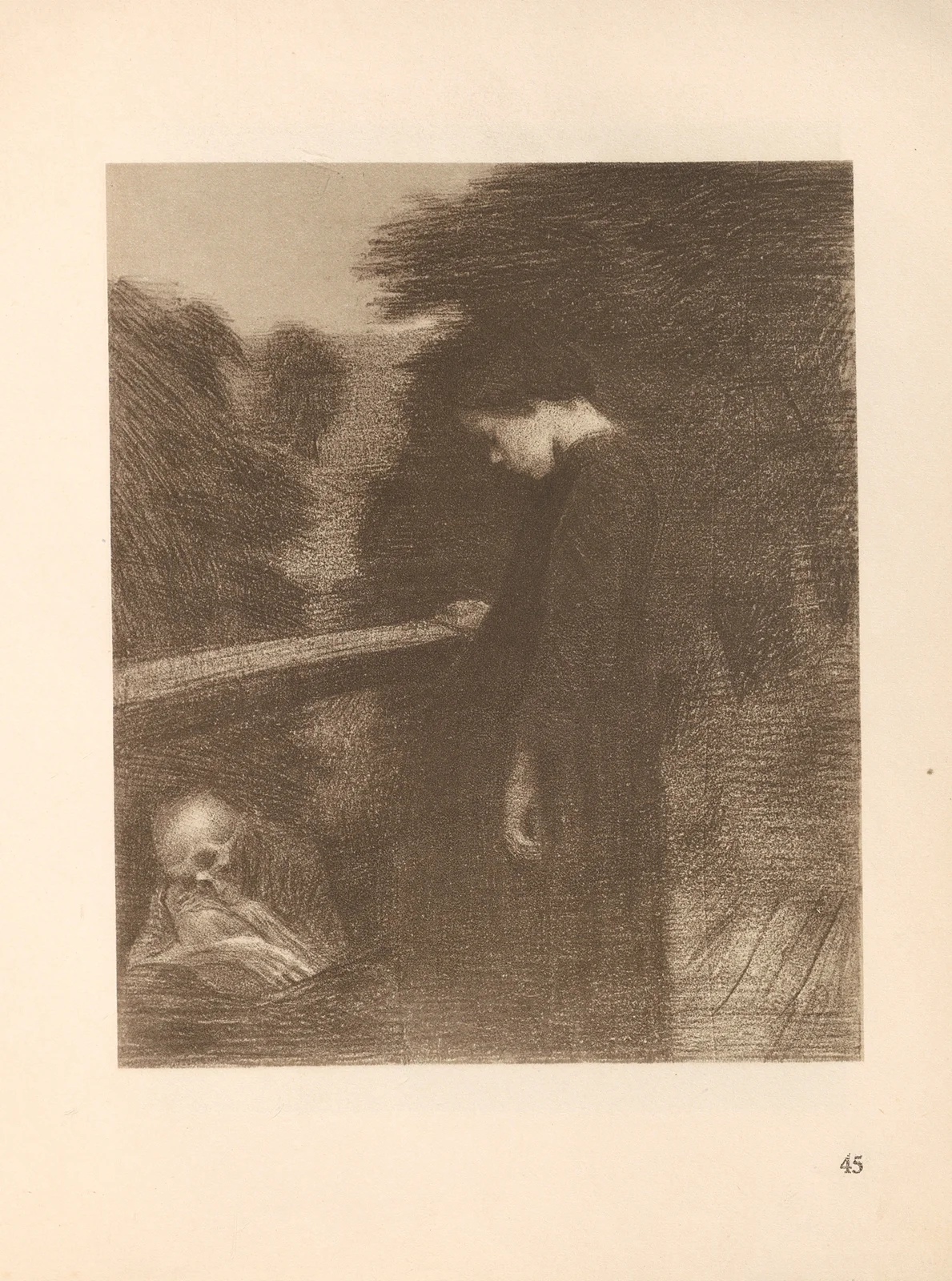 Gretchen av Käthe Kollwitz