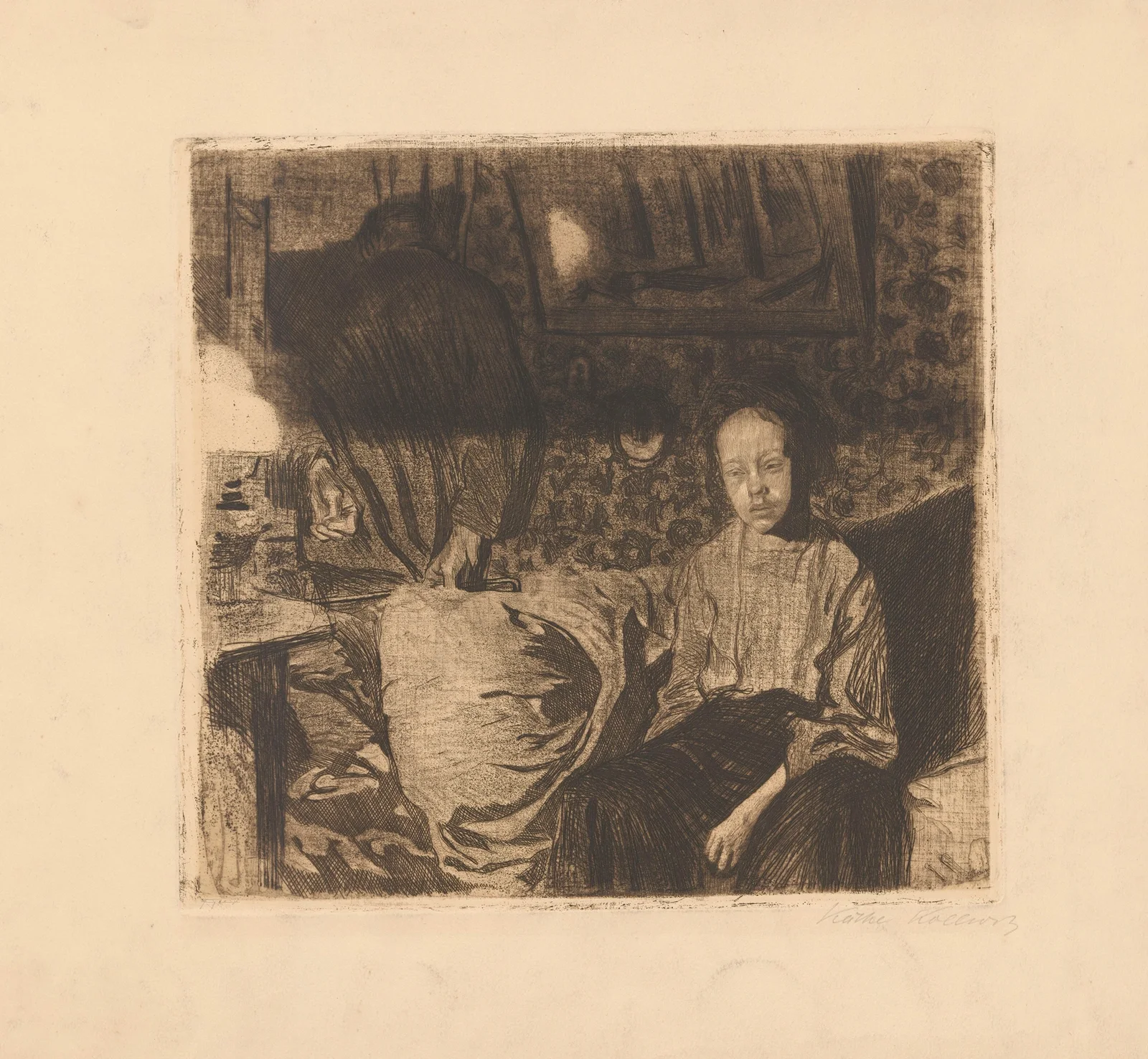 Junges Paar av Käthe Kollwitz