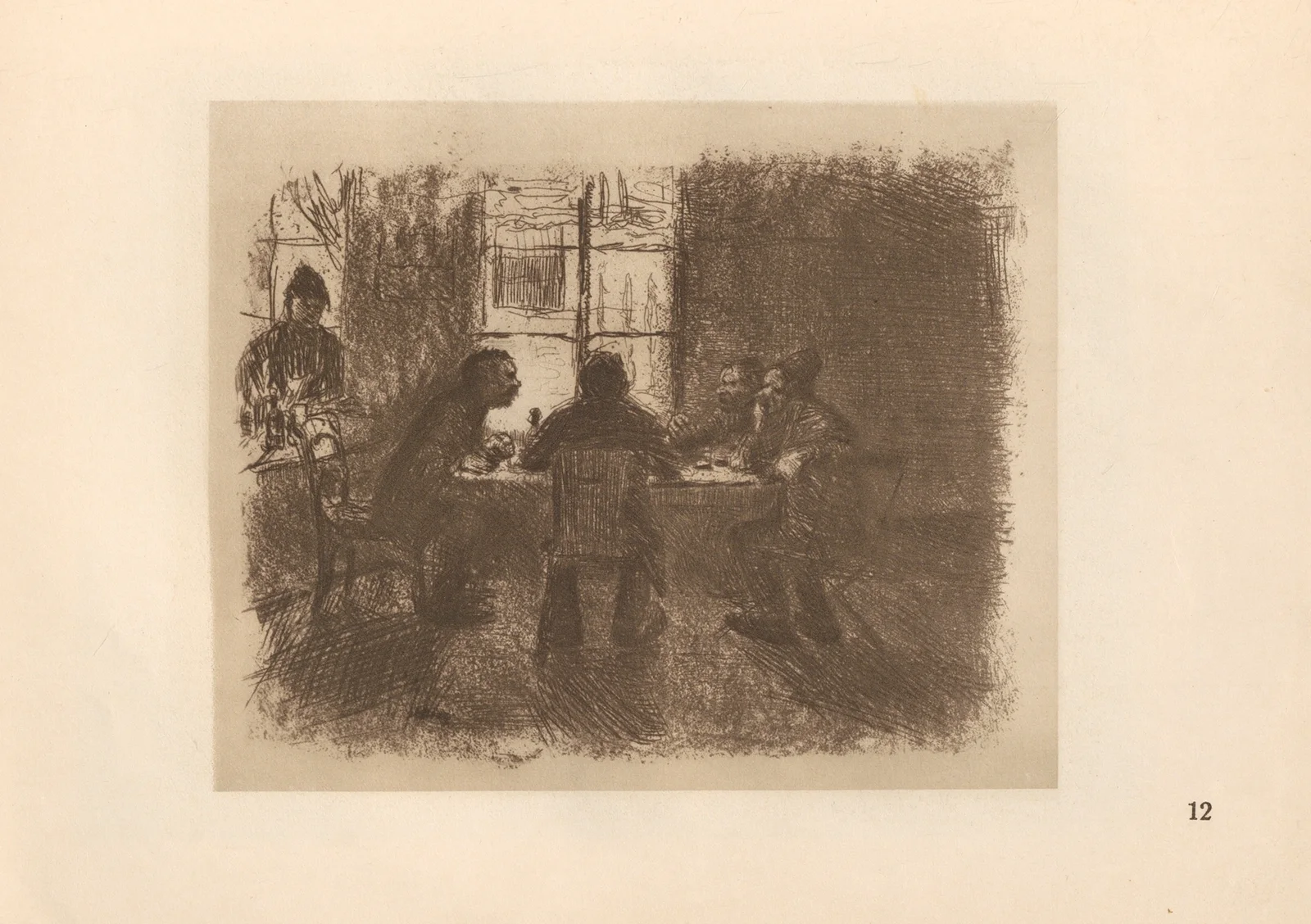 Kneipe av Käthe Kollwitz