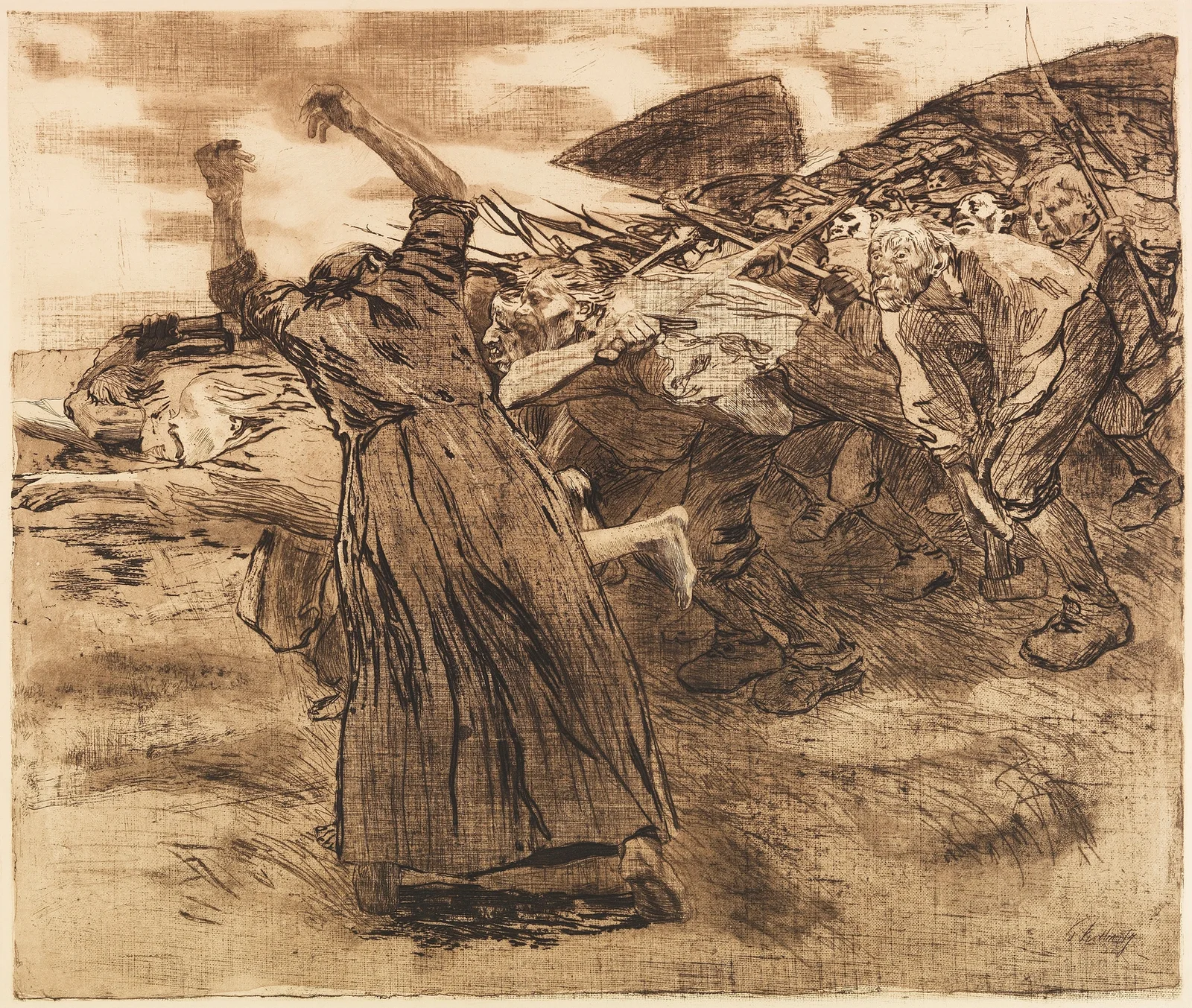 Losbruch av Käthe Kollwitz