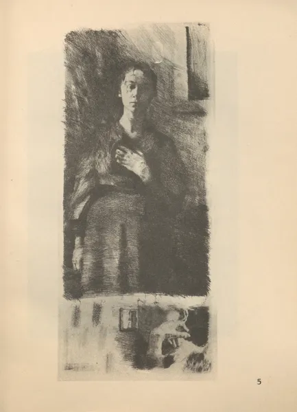 Selbstbildnis, 1925 – nr 16 av Käthe Kollwitz