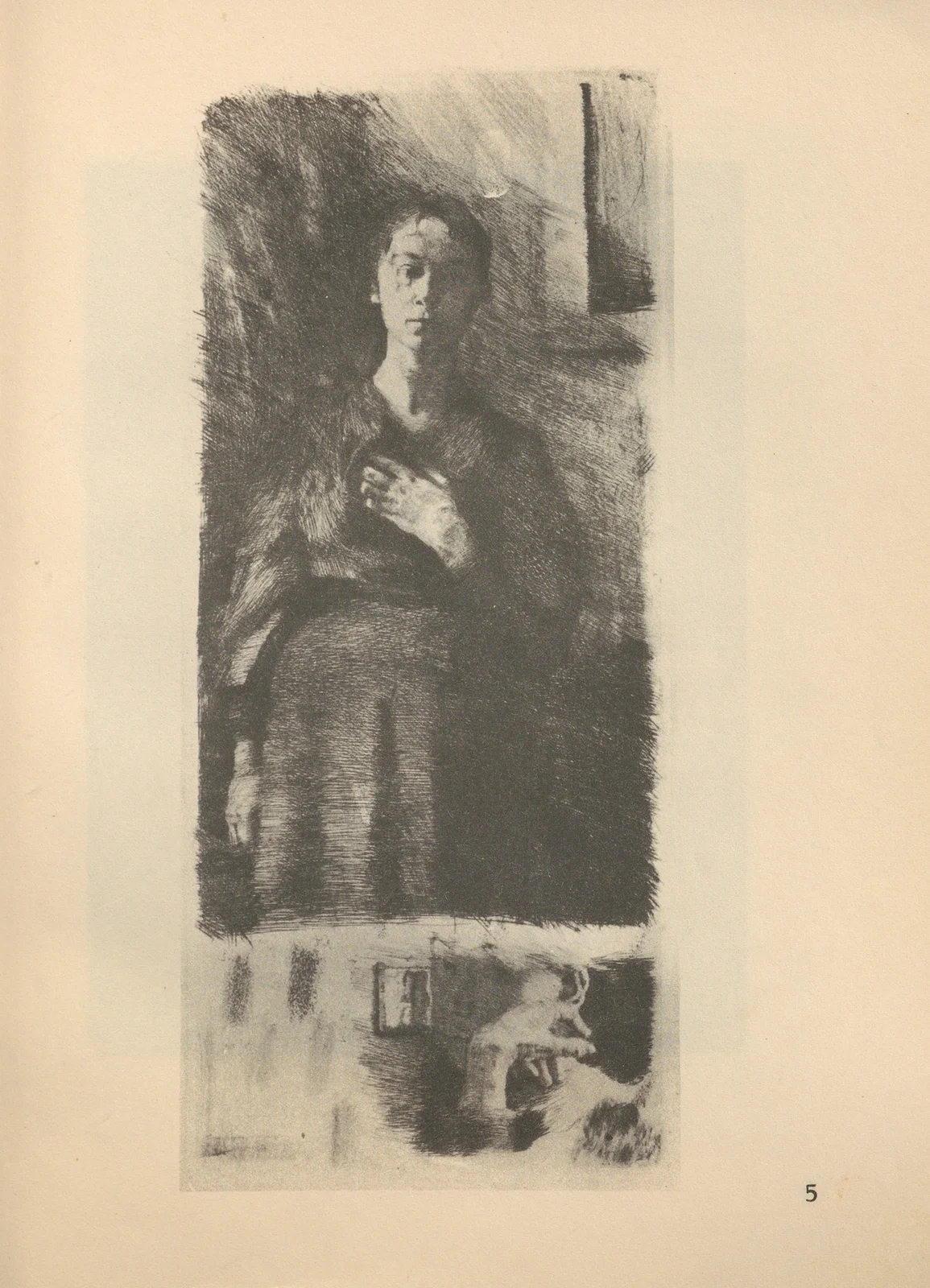 Selbstbildnis, 1925 – nr 16 av Käthe Kollwitz