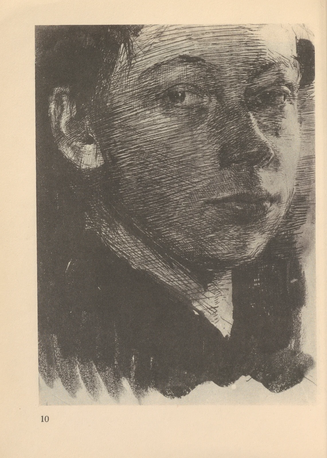 Selbstbildnis, 1925 – nr 17 av Käthe Kollwitz