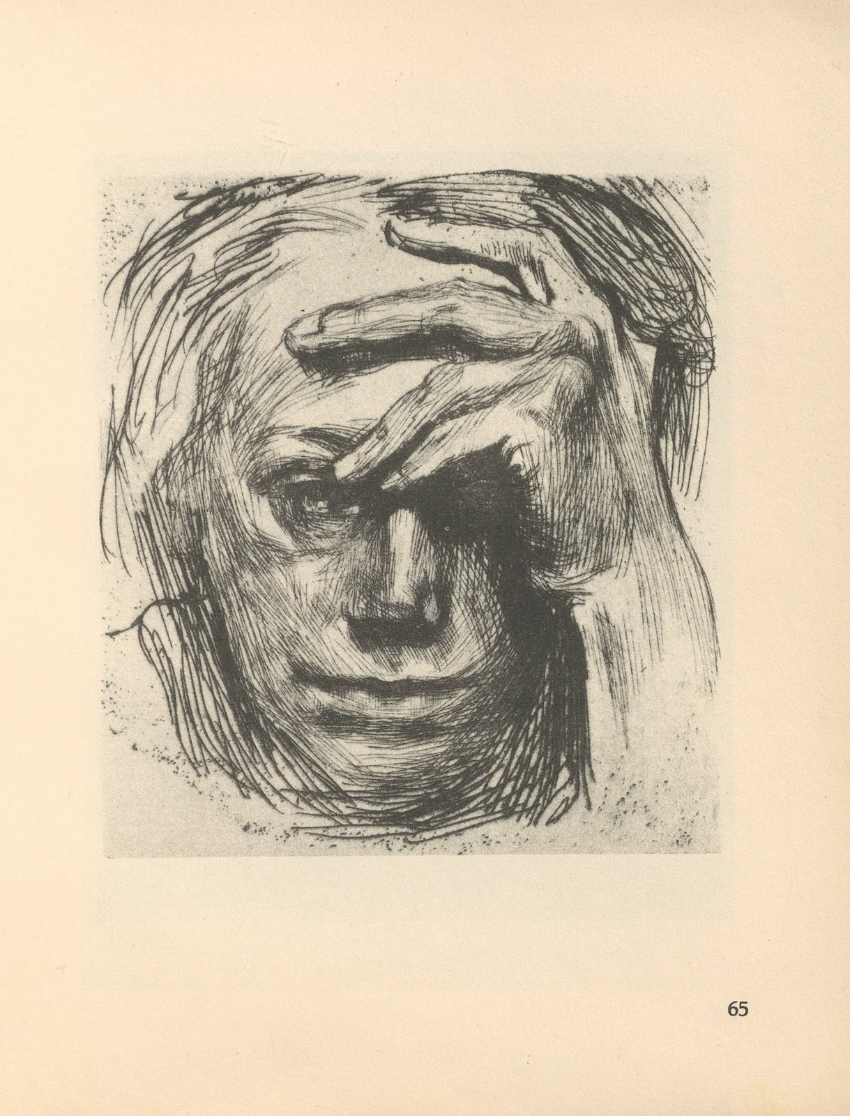 Selbstbildnis, 1925 – nr 1 av Käthe Kollwitz