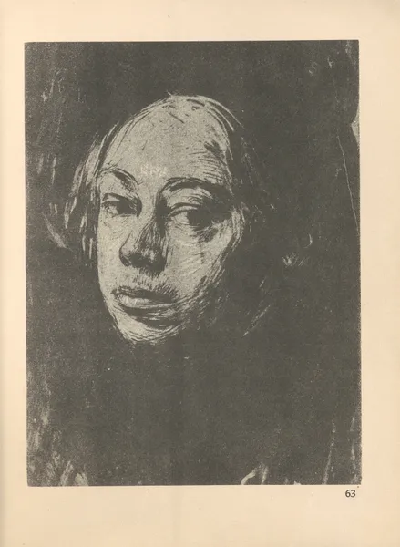 Selbstbildnis, 1925 – nr 3 av Käthe Kollwitz