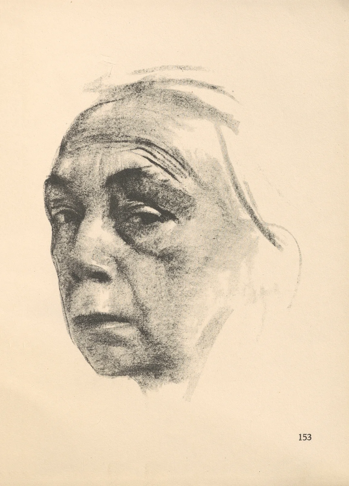 Selbstbildnis, 1925 – nr 6 av Käthe Kollwitz