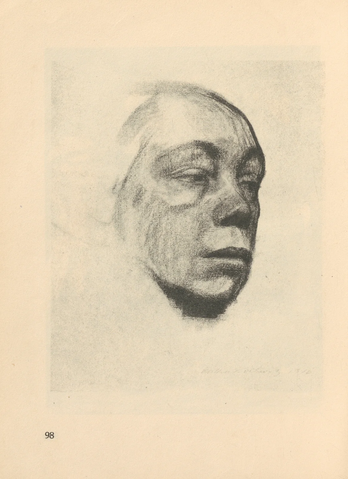 Selbstbildnis, 1925 – nr 8 av Käthe Kollwitz
