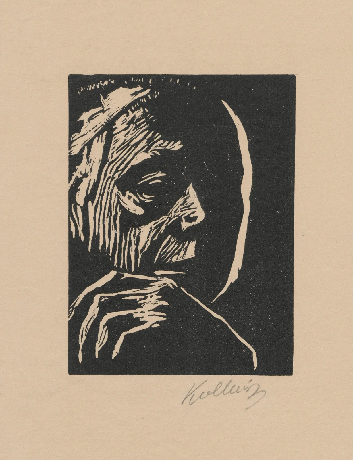 Self-portrait av Käthe Kollwitz