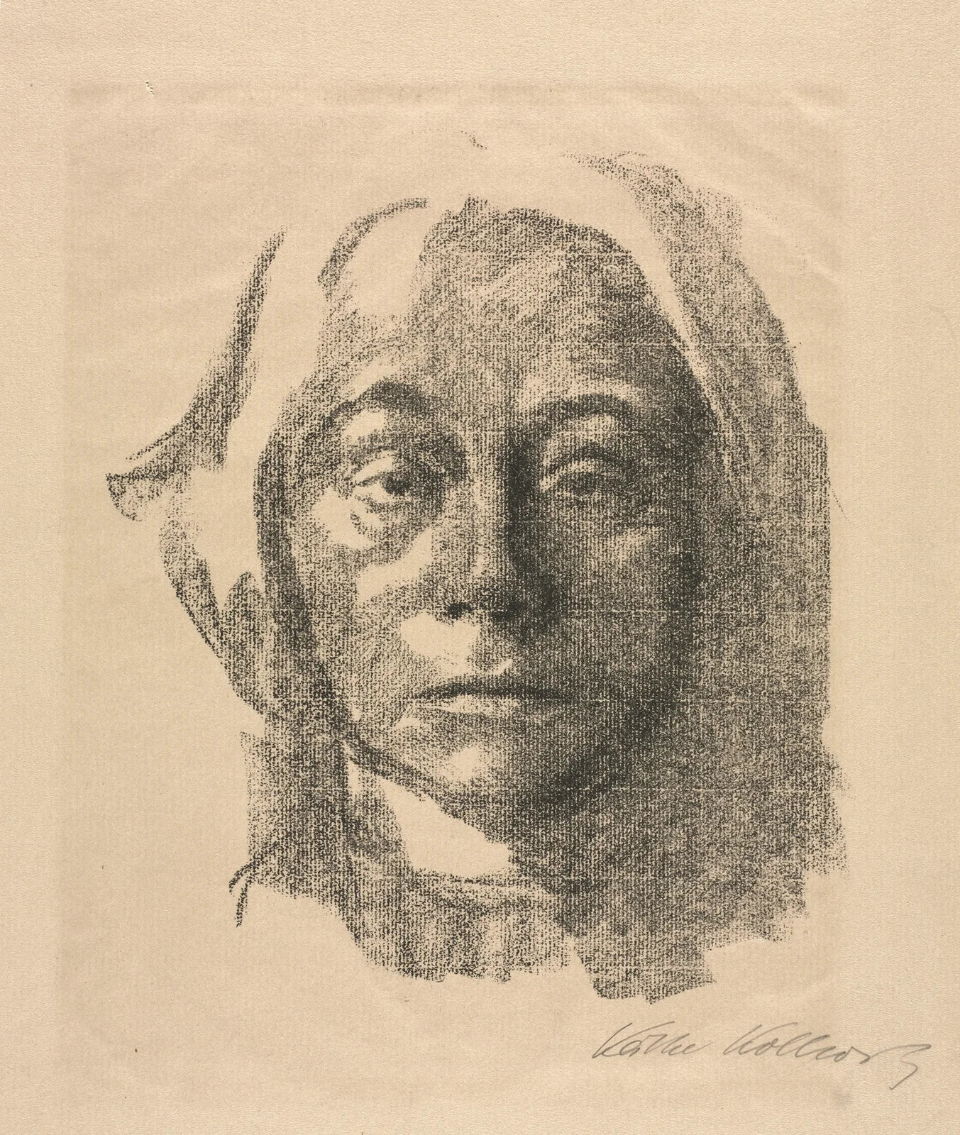 Self-Portrait av Käthe Kollwitz