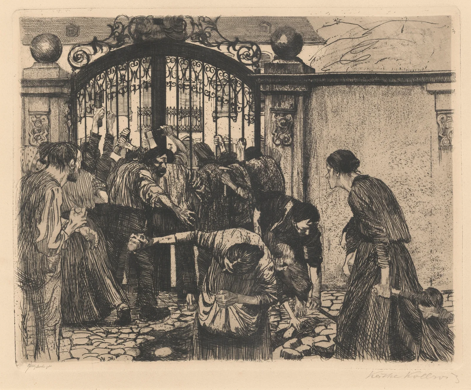 Sturm av Käthe Kollwitz