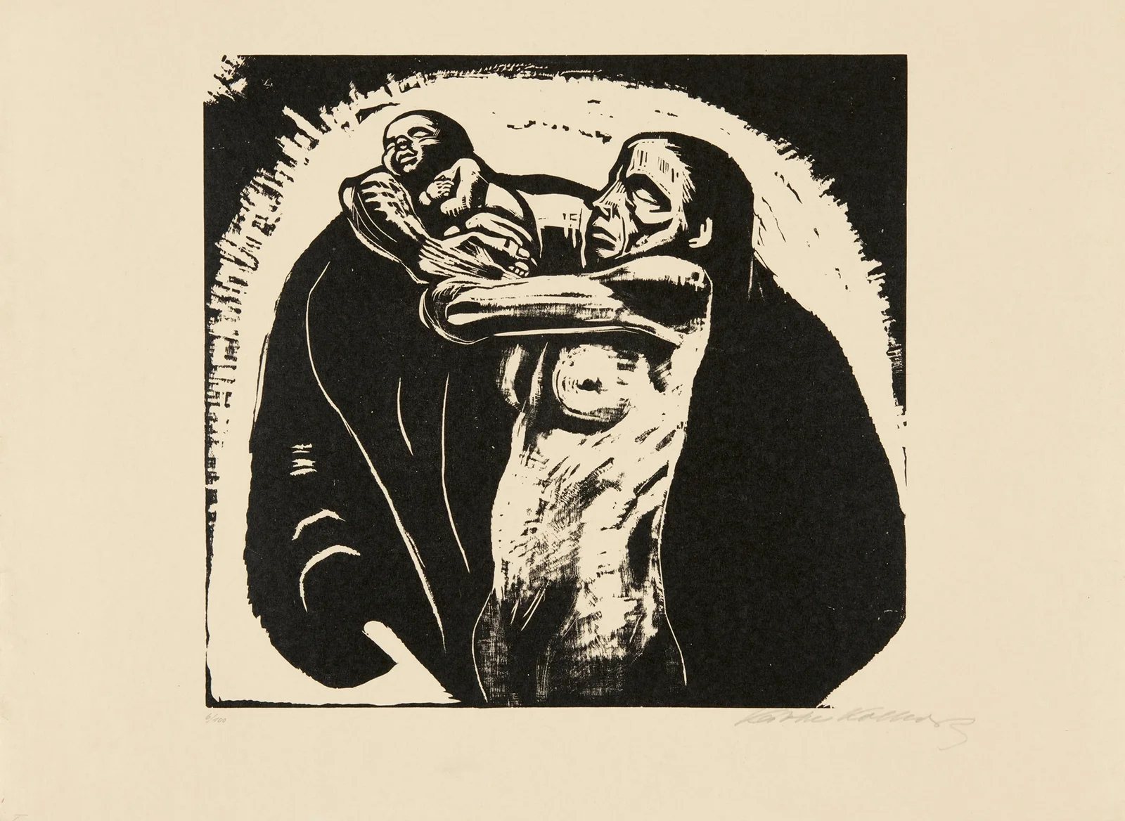 The Sacrifice (Das Opfer) av Käthe Kollwitz