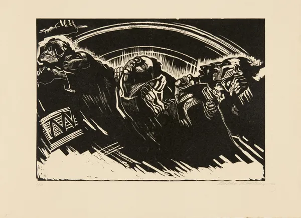The Volunteers (Die Freiwilligen) av Käthe Kollwitz