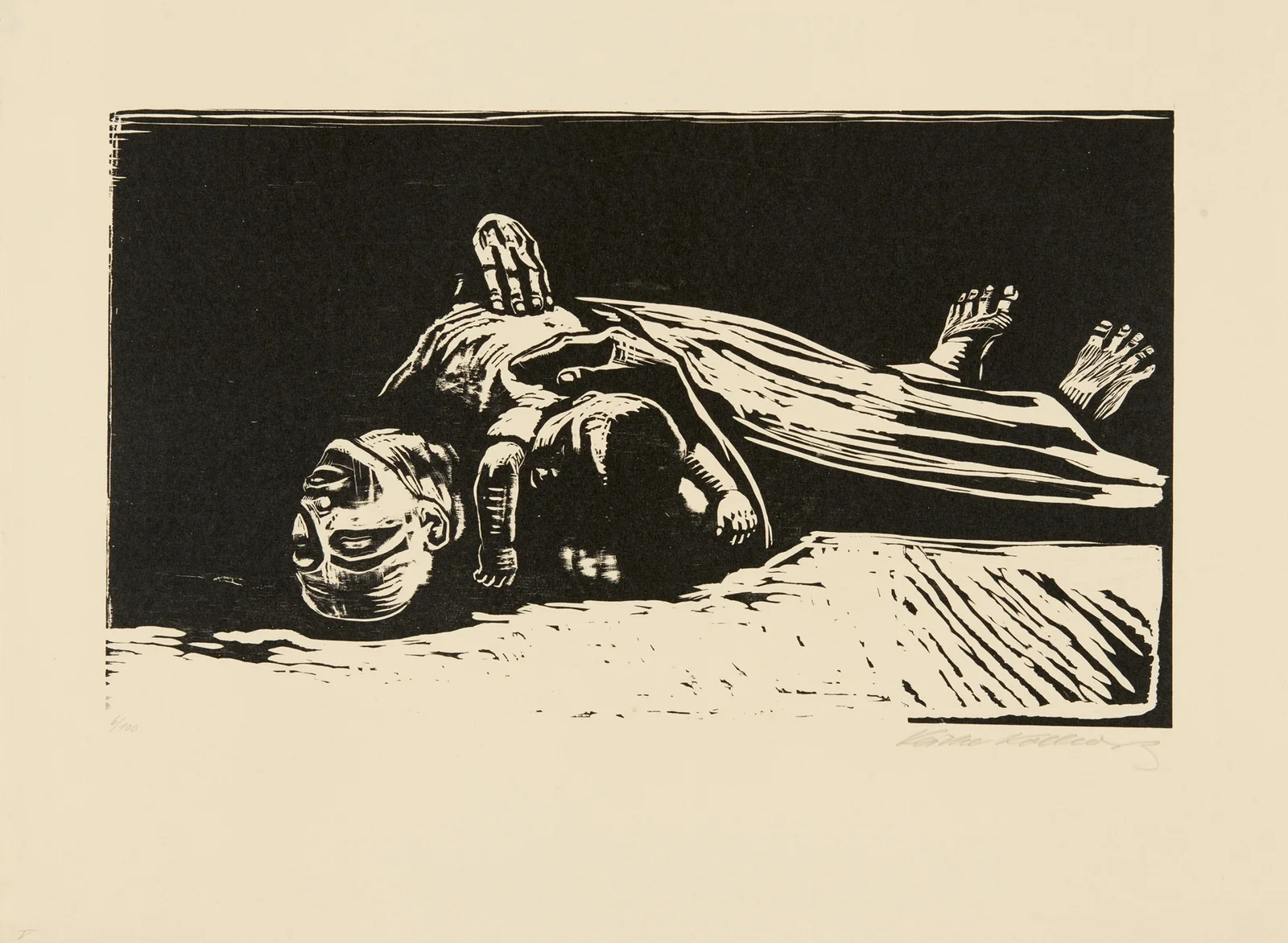 The Widow II (Die Witwe II) av Käthe Kollwitz