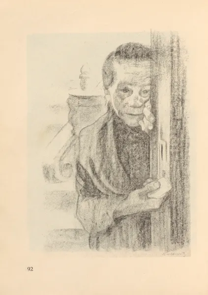 Zeichnungen für den Simplizissimus, 1925 – nr 11 av Käthe Kollwitz