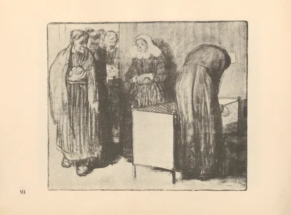 Zeichnungen für den Simplizissimus, 1925 – nr 2 av Käthe Kollwitz