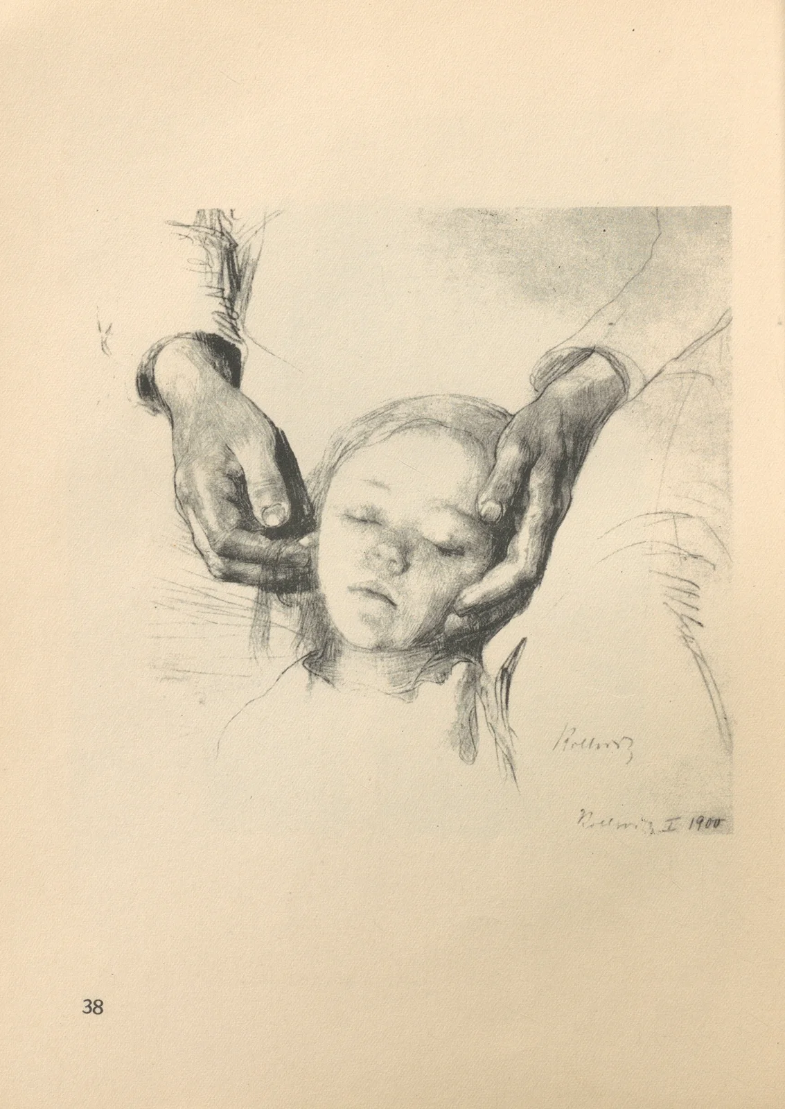 Zertretene, 1925 – nr 2 av Käthe Kollwitz