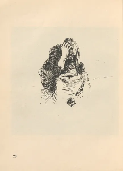 Zum‎ ‎’Weberaufstand’ ‎gehörig av Käthe Kollwitz
