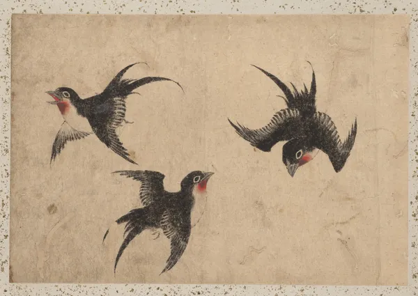 Album of Sketches by Katsushika Hokusai and His Disciples Pl.43 av Katsushika Hokusai