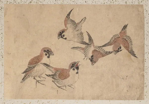 Album of Sketches by Katsushika Hokusai and His Disciples Pl.44 av Katsushika Hokusai
