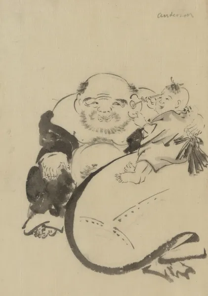 Shakuyaku kana ari, 1830 av Katsushika Hokusai