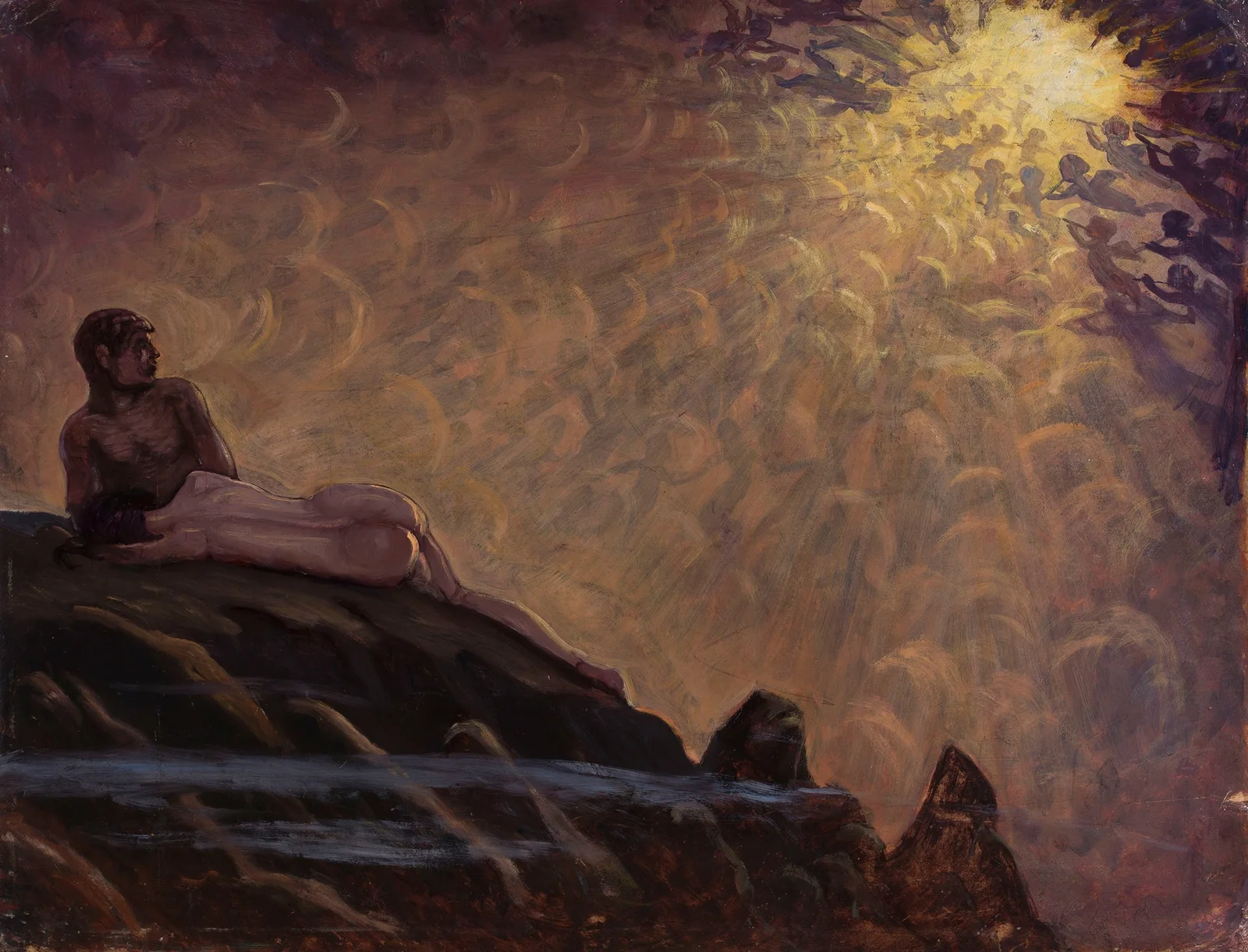 Fantastical composition av Kazimierz Stabrowski