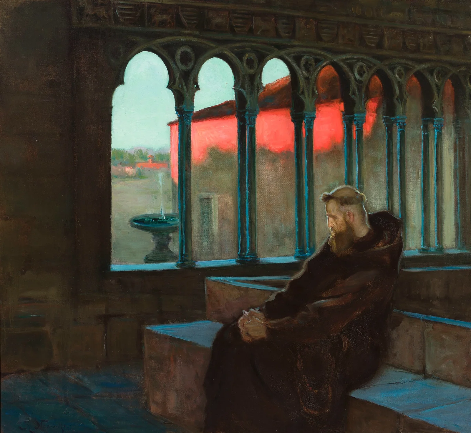 In monastic silence av Kazimierz Stabrowski