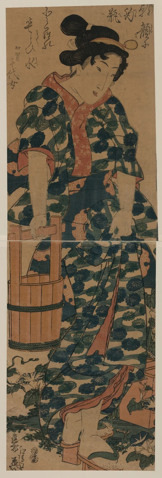 Kaga no Chiyojo av Keisai Eisen