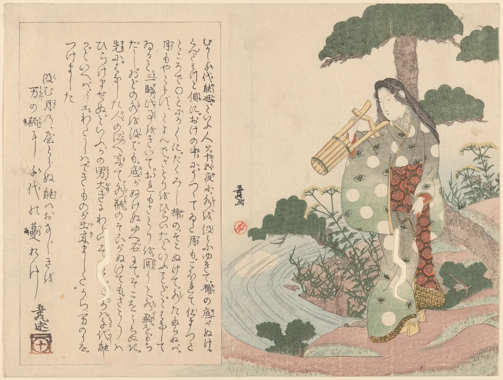 Summer (19th century) av Keisai Eisen