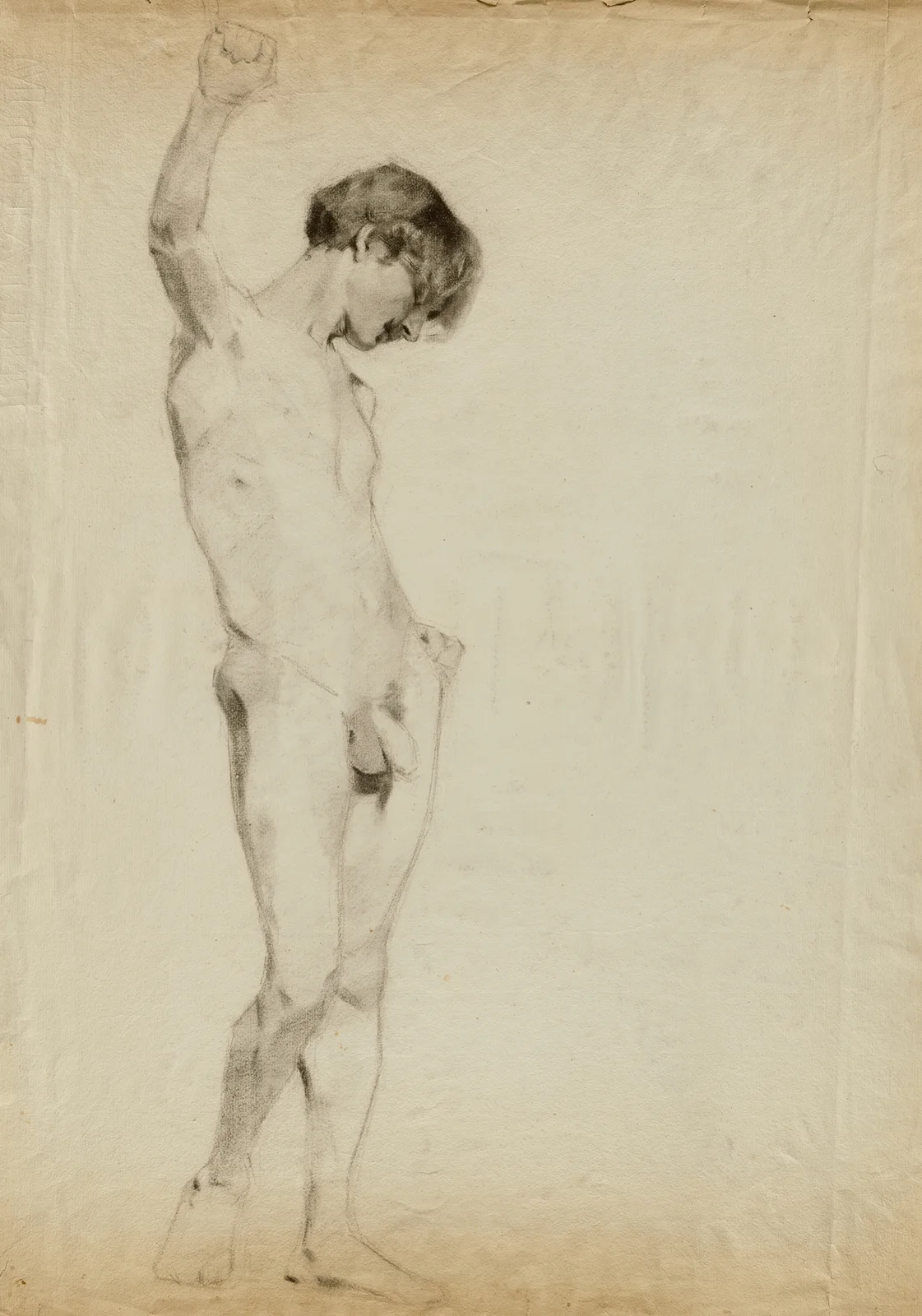 (Untitled) (Study of Standing Male Nude) av Kenyon Cox