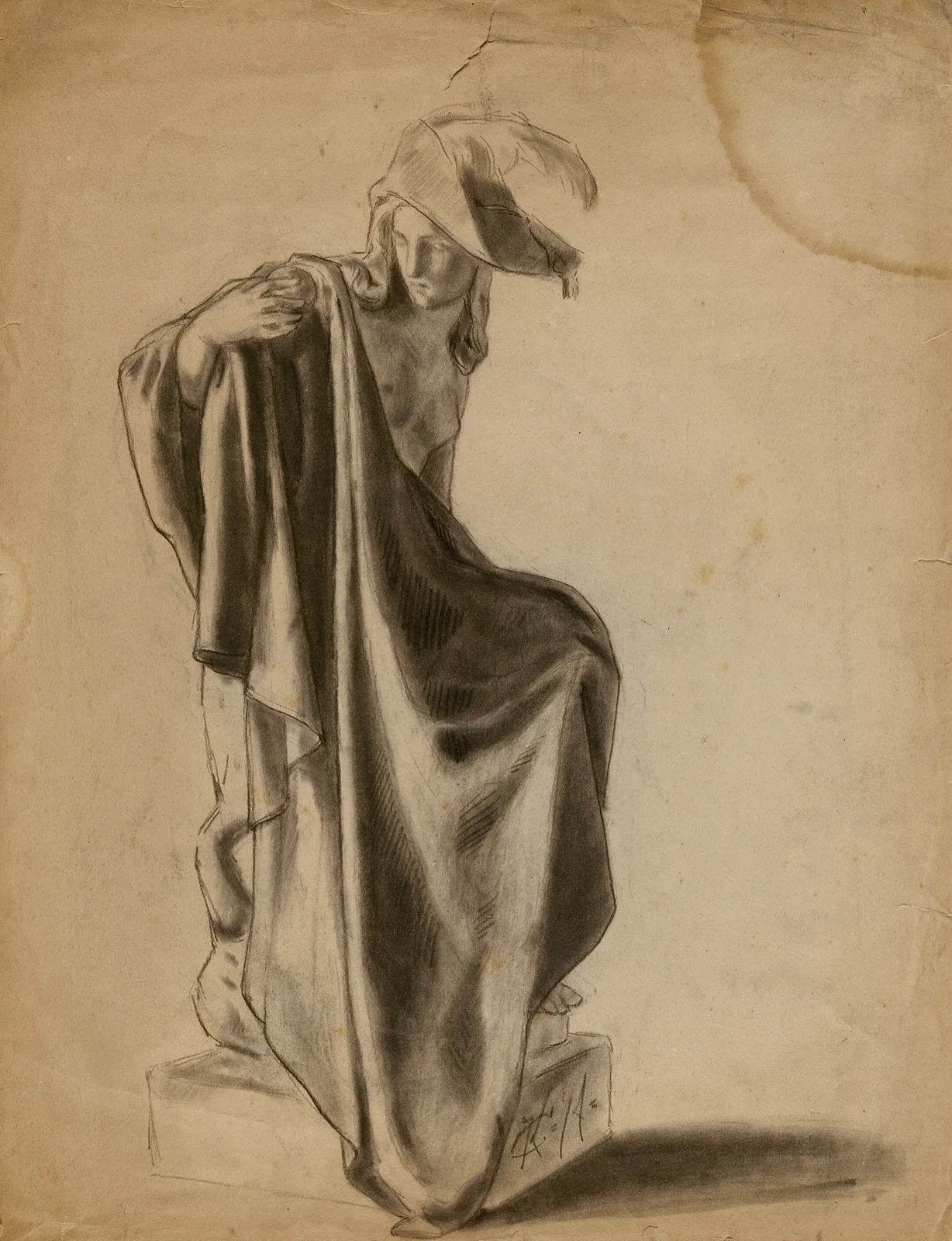 (Untitled) (Drapery Study), 1874 – nr 2 av Kenyon Cox