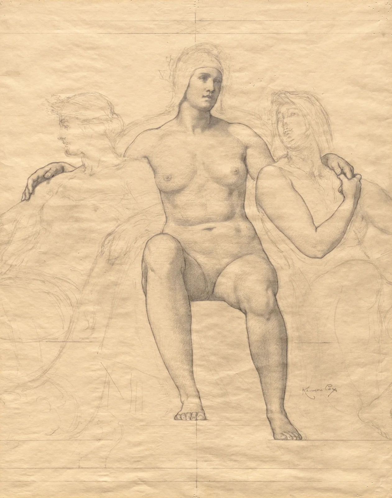 Allegorical Female Figures av Kenyon Cox