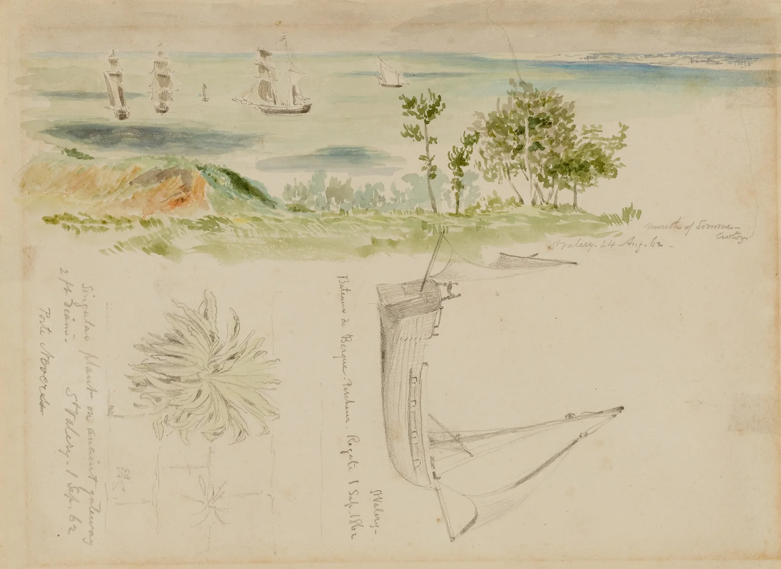 Coastal Scene av Miner Kilbourne Kellogg