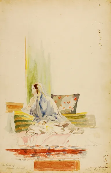 Costume of Persian Princess, Brusa av Miner Kilbourne Kellogg