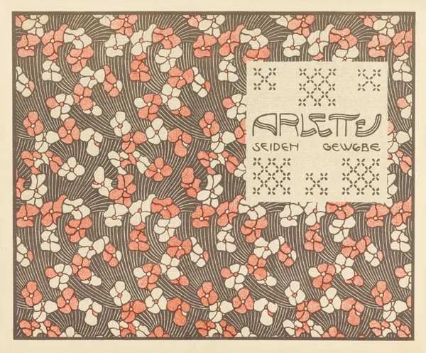 Arlette Seiden Gewebe (Arlette Woven Silk) av Koloman Moser