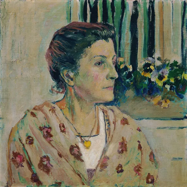 Charlotte Moser, Schwester des Künstlers av Koloman Moser