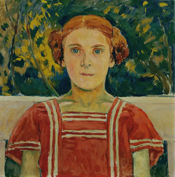 Elisabeth Steindl, Nichte des Künstlers av Koloman Moser