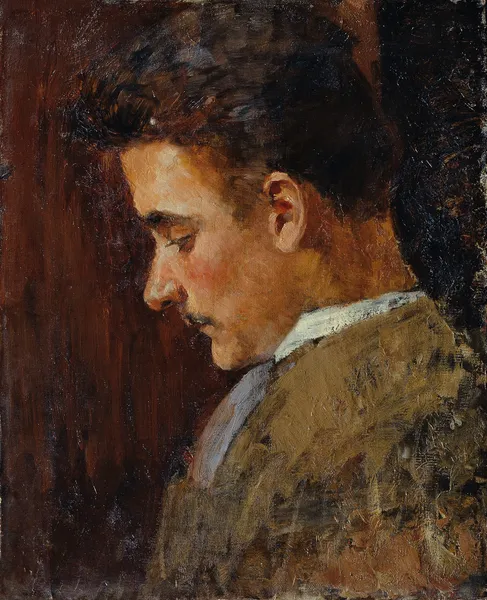 Jugendbildnis Rudolf Steindl, Schwager des Künstlers av Koloman Moser