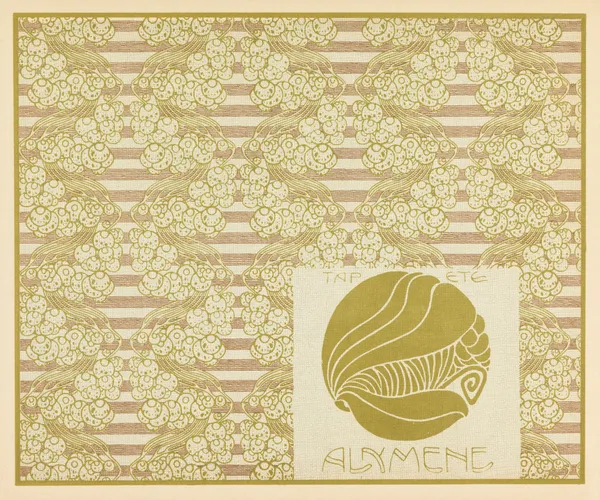 Tapete Alymene (Alymene Wallpaper) av Koloman Moser