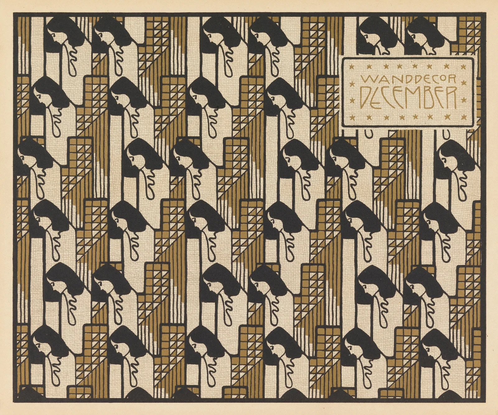 Wanddecor December (December Wall Decoration) av Koloman Moser