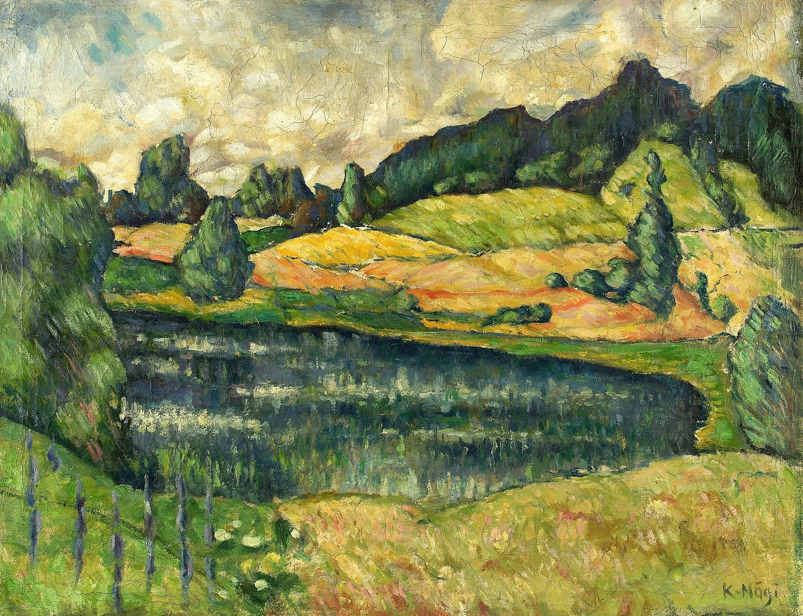 Landscape from Estonia av Konrad Mägi
